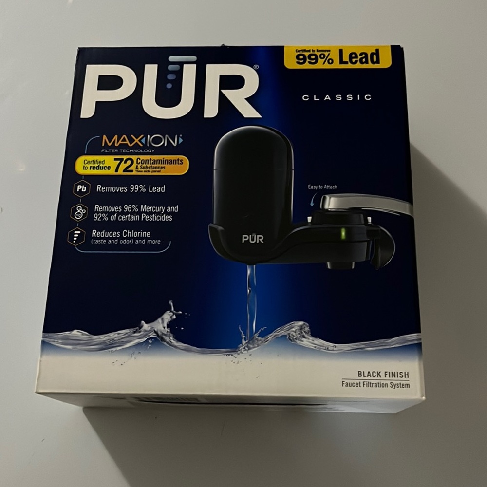 Black Pur Classic Water filter- needs filter